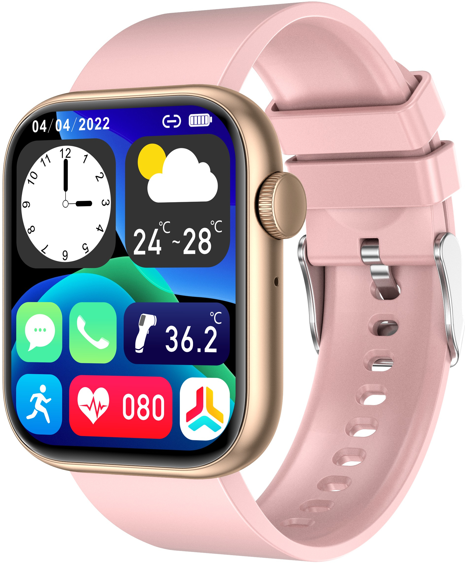 Zobrazit detail výrobku Wotchi Smartwatch WQX7P - Pink