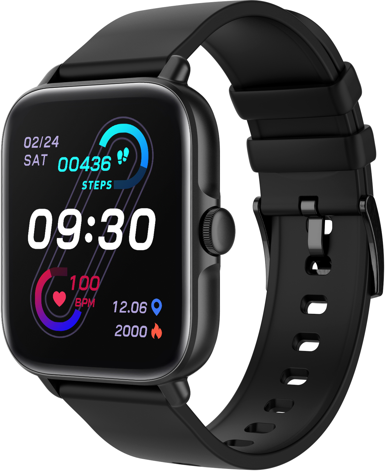 Wotchi Smartwatch W20GT - Black