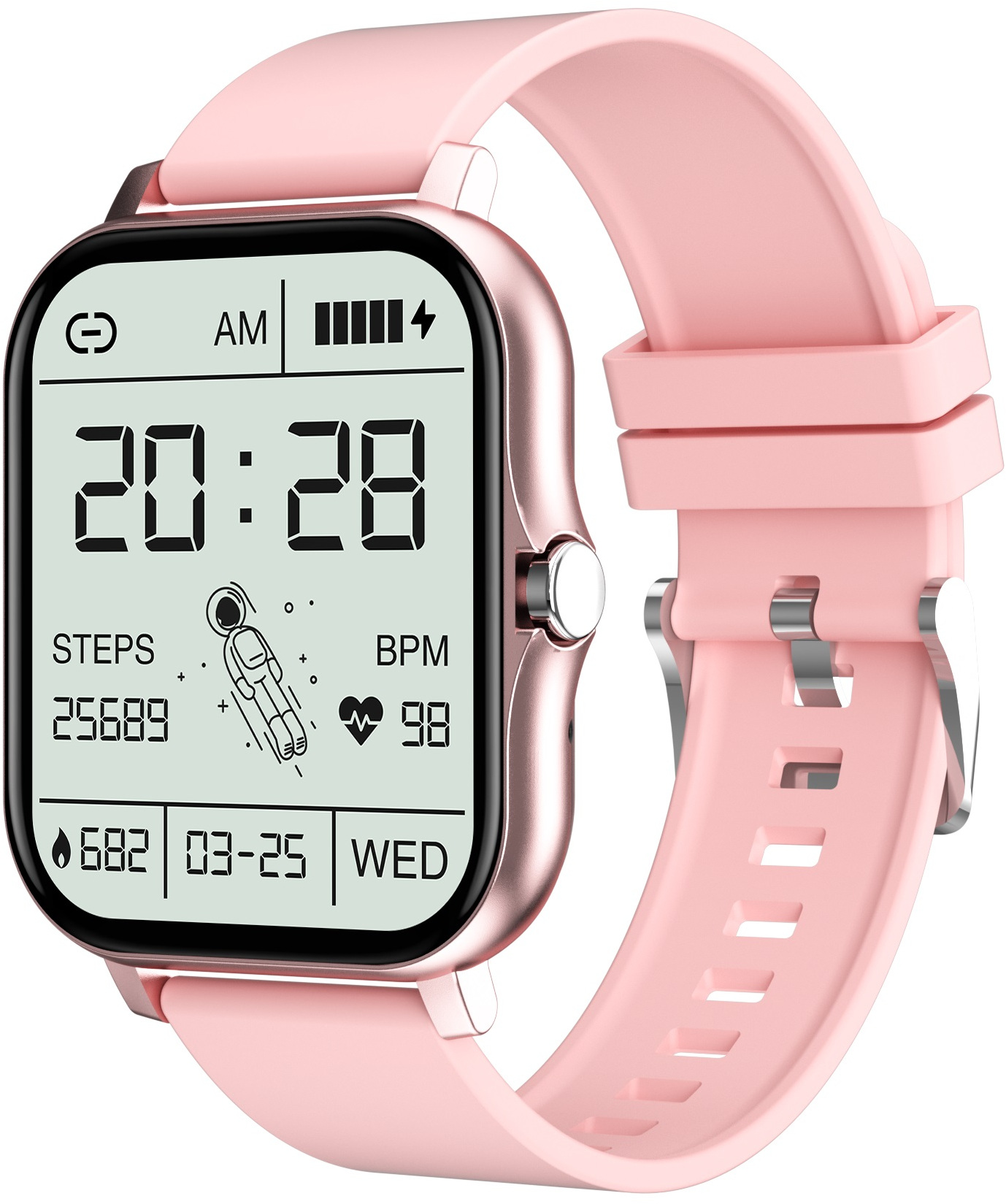 Zobrazit detail výrobku Wotchi Smartwatch WO2GTG - Pink Silicone