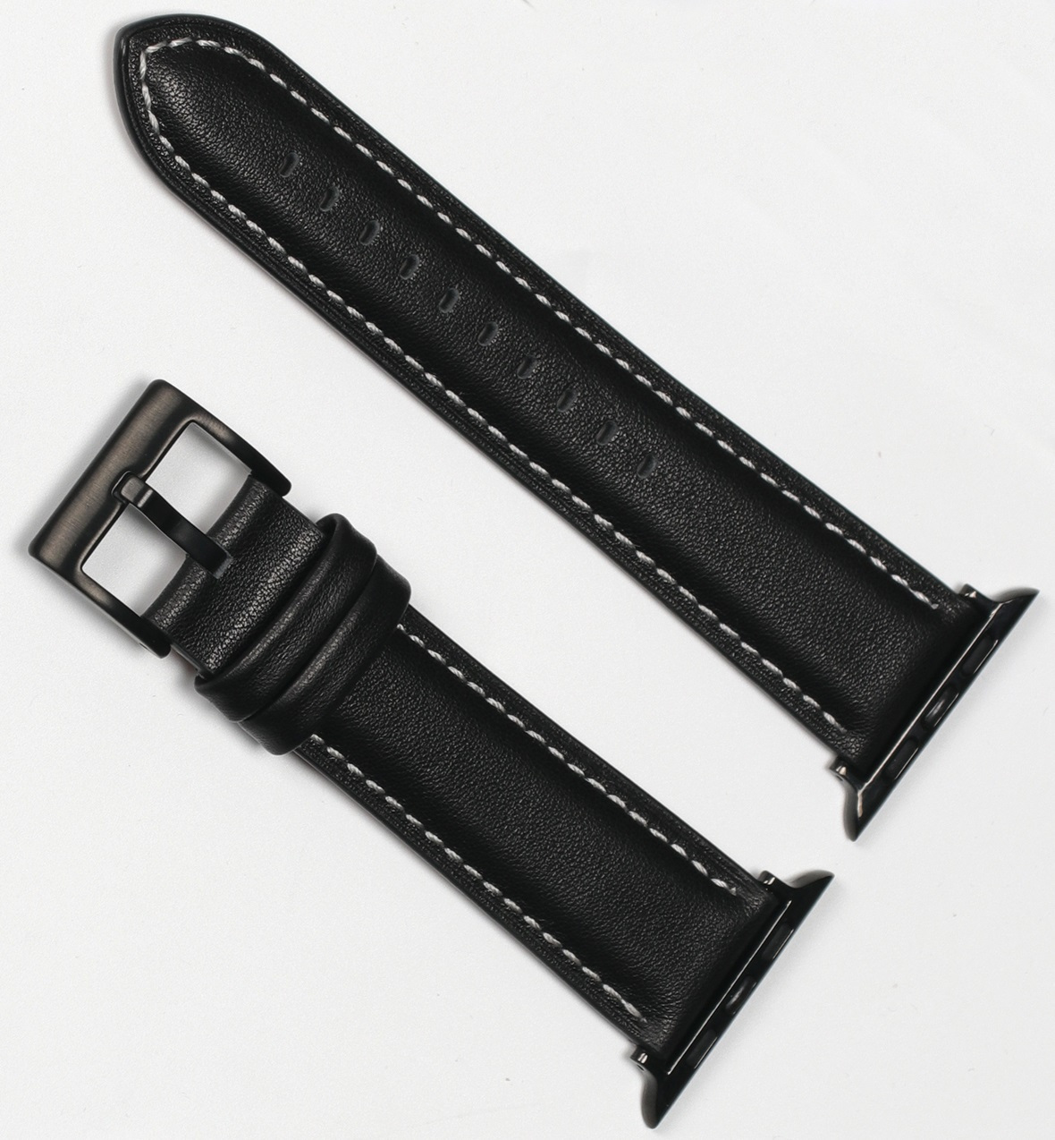 4wrist Kožený řemínek pro Apple Watch - Černá 42/44/45 mm