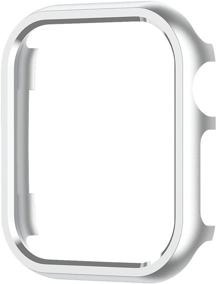 4wrist Kovové pouzdro pro Apple Watch - Silver 44 mm
