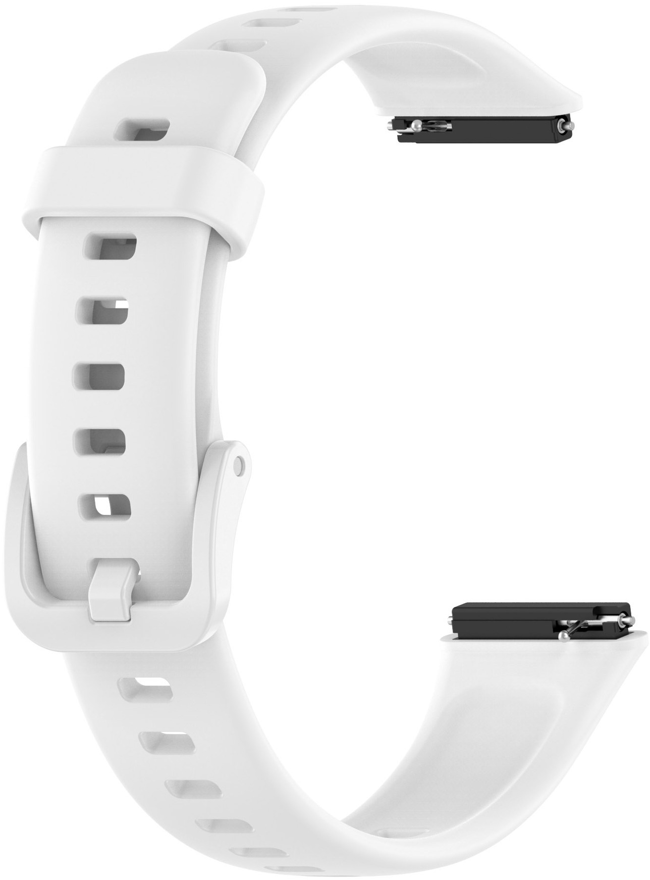 4wrist Silikonový řemínek pro Huawei Watch Band 7 - White