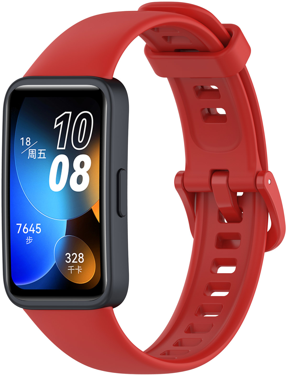 4wrist -  Silikonový řemínek pro Huawei Watch Band 8 - Red
