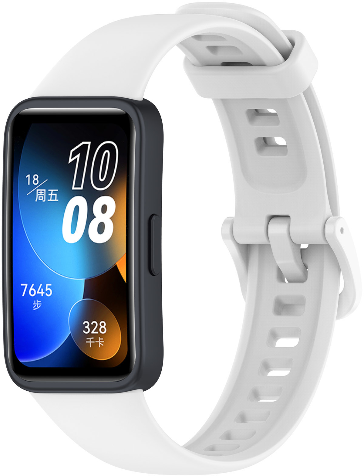 4wrist -  Silikonový řemínek pro Huawei Watch Band 8 - White