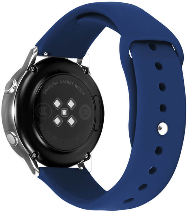 4wrist Silikonový řemínek pro Samsung Galaxy Watch - Blue 22 mm