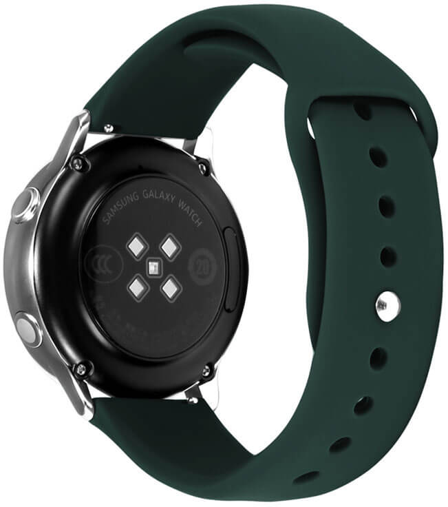 4wrist Silikonový řemínek pro Samsung Galaxy Watch - Dark Green 22 mm