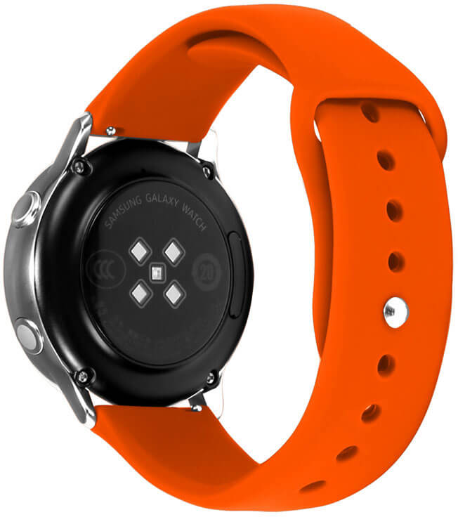 4wrist Curea Din Silicon Pentru Samsung Galaxy Watch -portocaliu 22 Mm