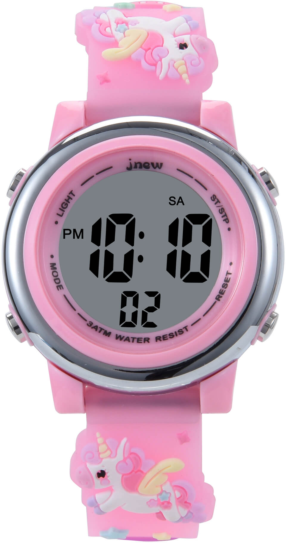 WeTime Dětské digitální hodinky s jednorožci - růžová + 2 měsíce na vrácení zboží
