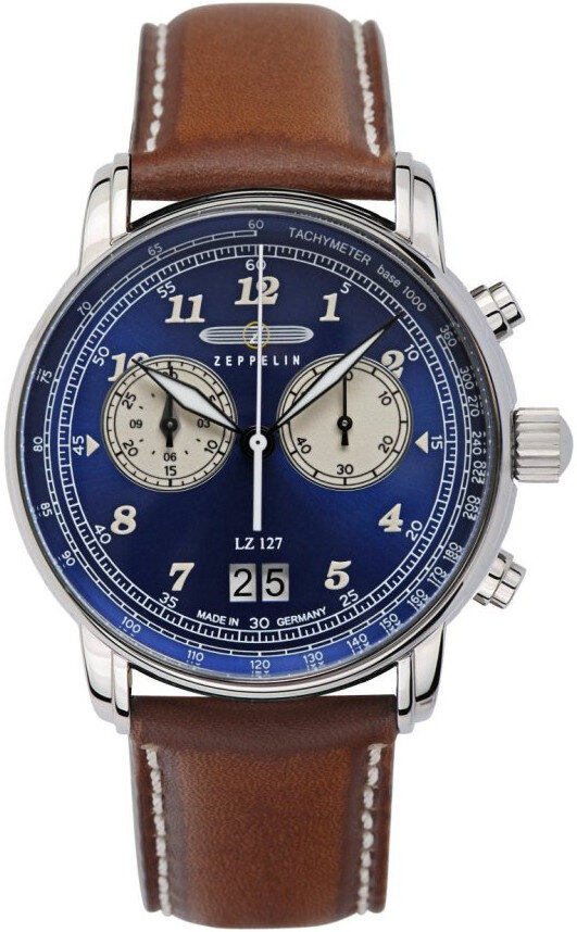 Zeppelin LZ127 Graf Zeppelin Quartz Chronograph Big Date 8684-3