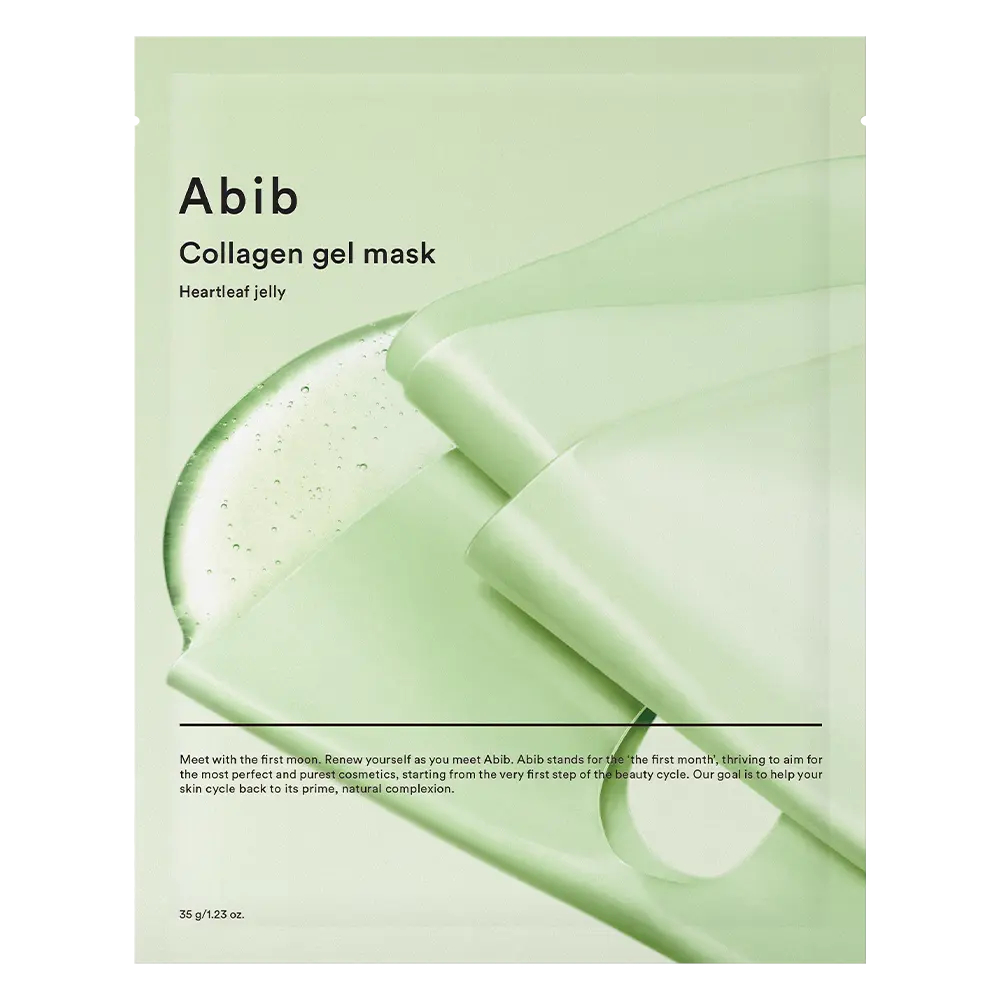 Abib Kolagénová listová maska Heartleaf Jelly (Collagen Gel Mask) 35 g