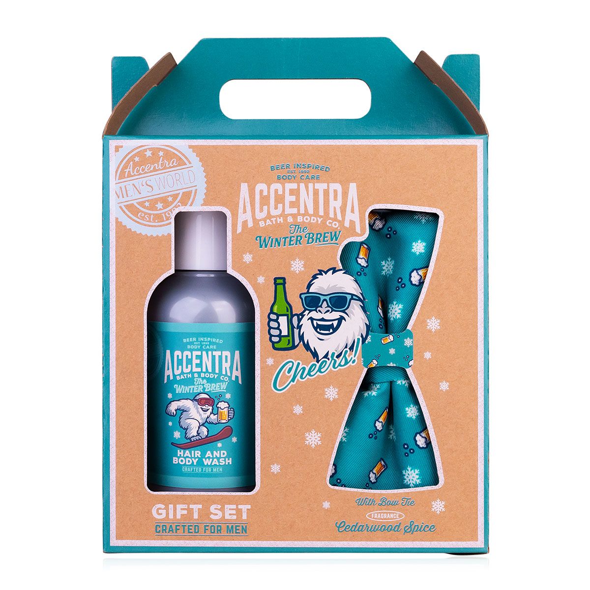 Accentra Dárková sada s motýlkem Men`s Collection Winter Edition