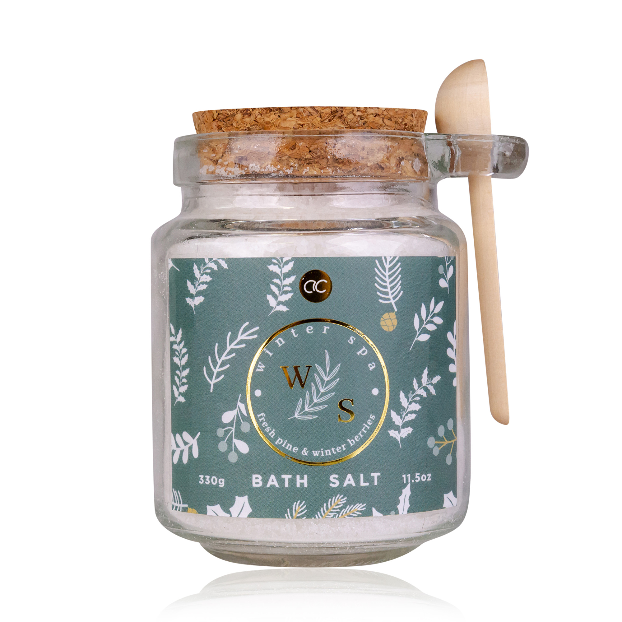 Accentra Soľ do kúpeľa v pohári Winter Spa 330 g