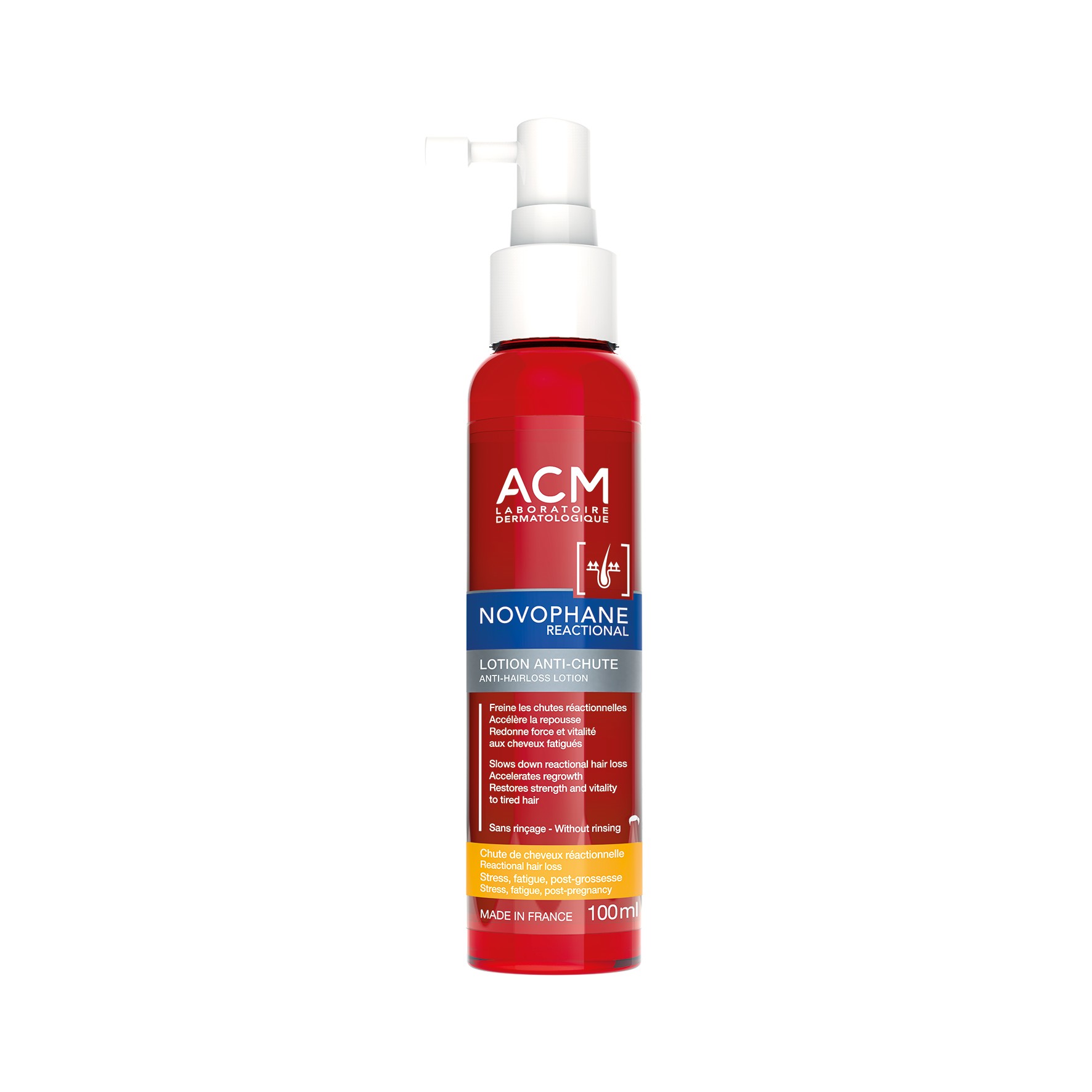 ACM Vlasové tonikum proti vypadávaniu vlasov Novophane Reactional (Lotion) 100 ml