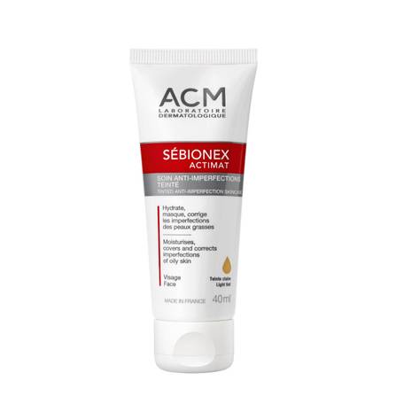 ACM Tonizáló ápolás problémás bőrre Sébionex Actimat (Tinted Anti-imperfection Skincare Light Tint) 40 ml