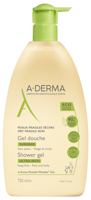 A-DERMA Sprchový gel (Ultra-Rich Shower Gel) 750 ml