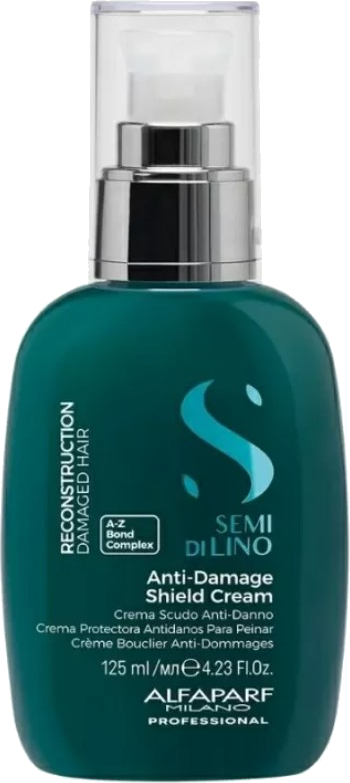 Alfaparf Milano Ochranný krém pro poškozené a oslabené vlasy Semi Di Lino Reconstruction (Anti-Damage Shield Cream) 125 ml