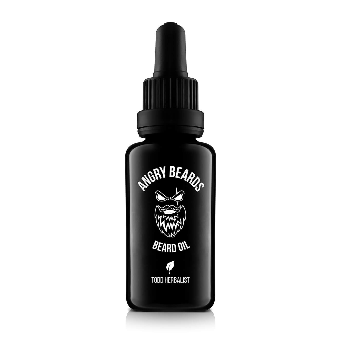 Angry Beards Olej na vousy Todd Herbalist (Beard Oil) 30 ml