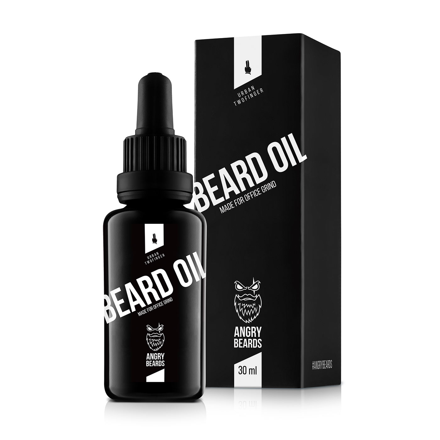 Levně Angry Beards Olej na vousy Urban Twofinger (Beard Oil) 30 ml