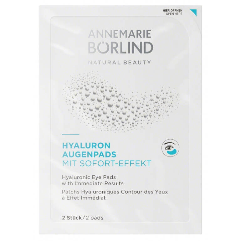 ANNEMARIE BORLIND Hyalurónovej hydratačný obklady na oči (Hyaluronic Eye Pads) 6 x 2 ks