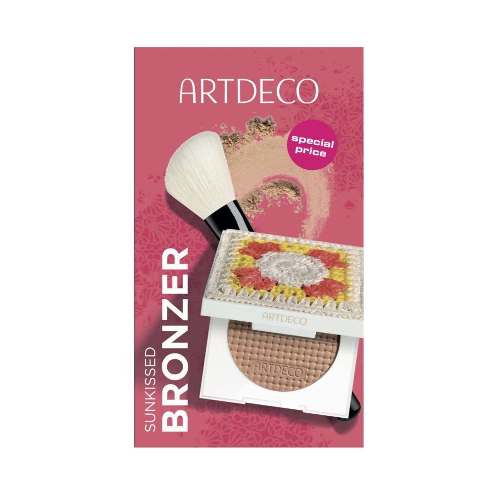 Artdeco Sada Bronzing Powder St. Tropez & Powder Brush Set