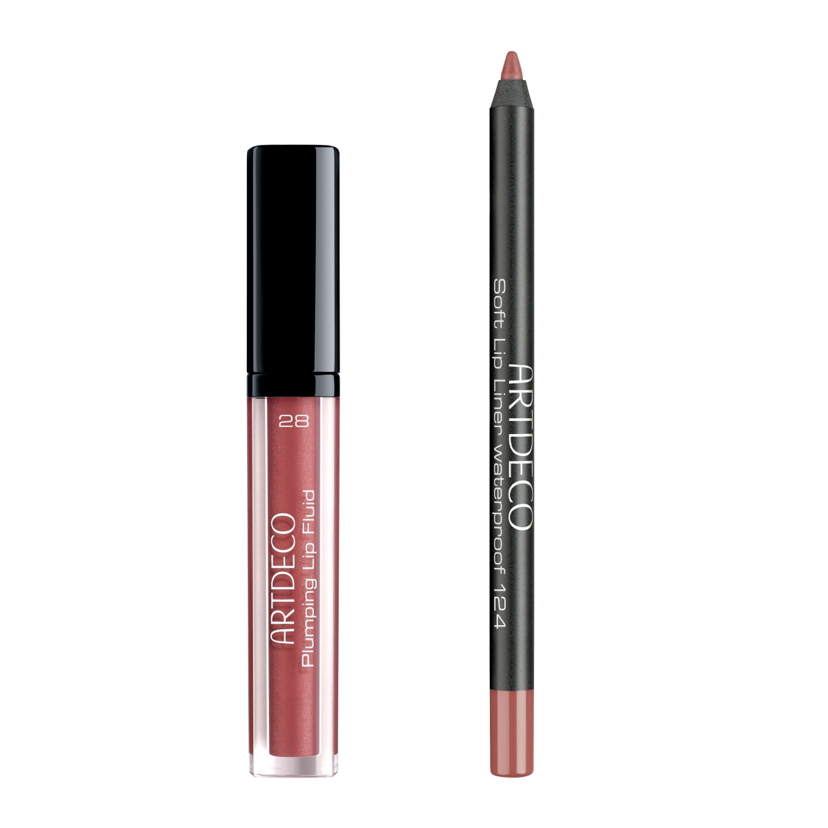 Artdeco Sada Plumping Lip Fluid + Soft Lip Liner Waterproof Set 28