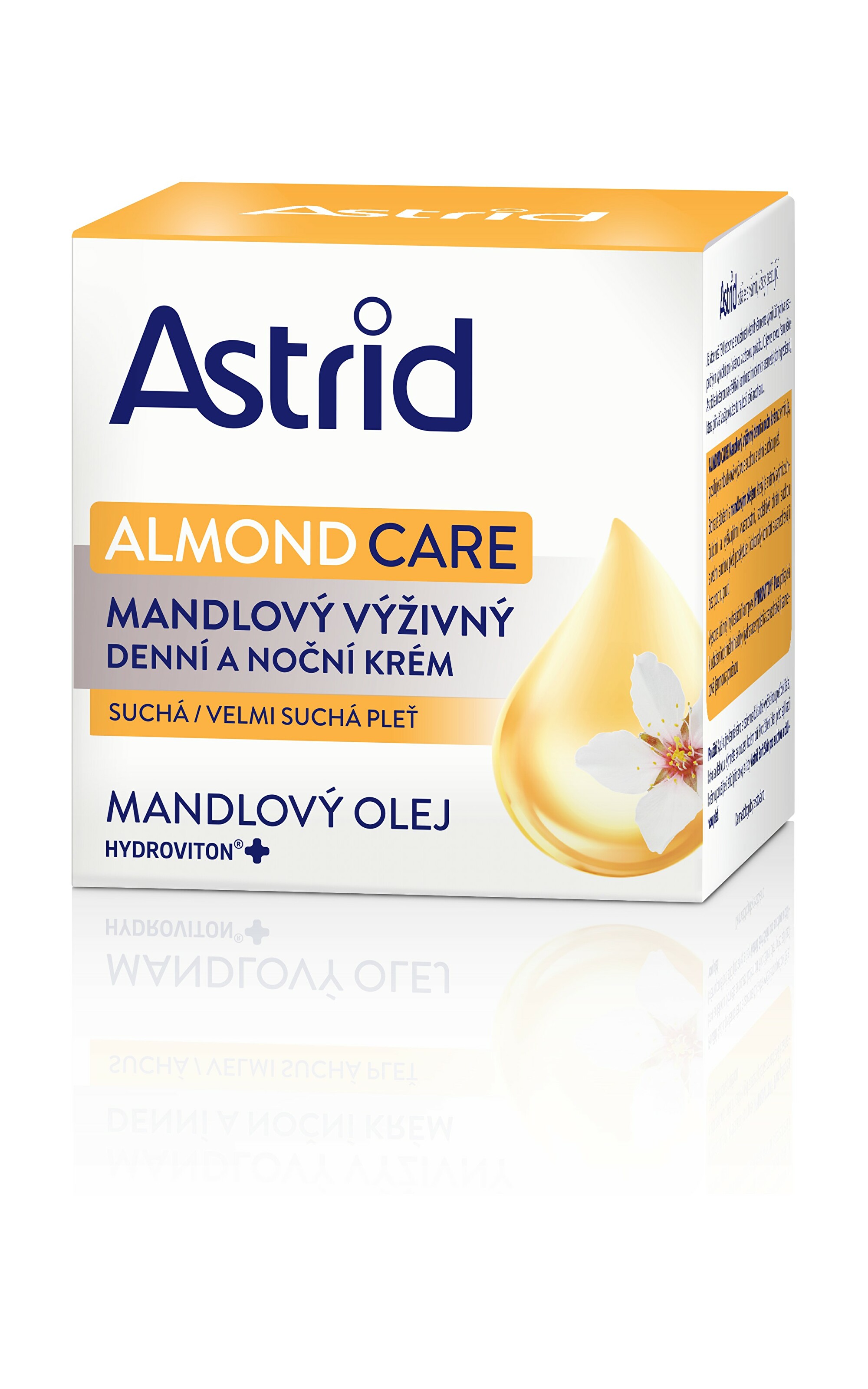 Astrid Mandlový výživný denní a noční krém pro suchou a velmi suchou pleť Almond Care 50 ml