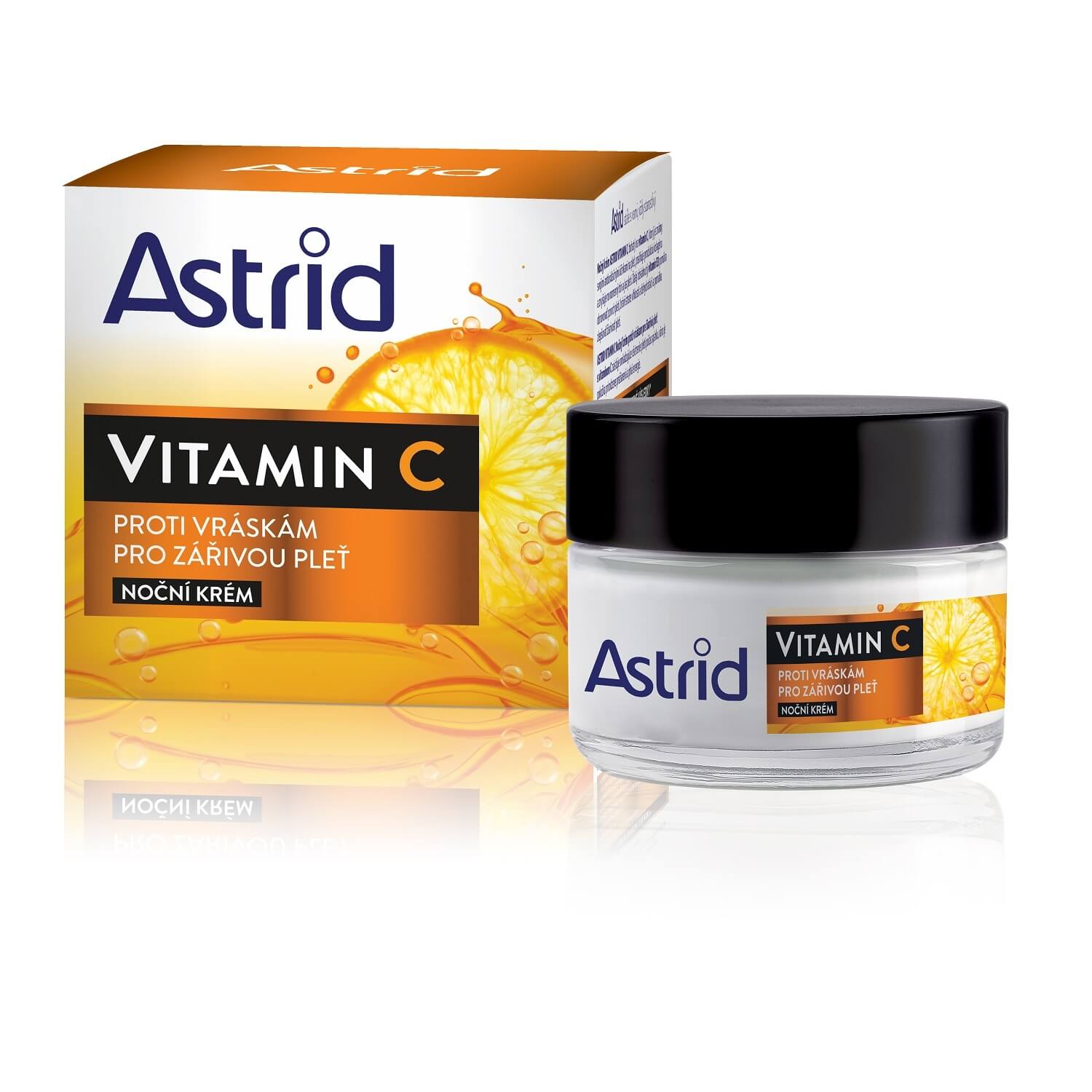 Astrid Noční krém proti vráskám pro zářivou pleť Vitamin C 50 ml