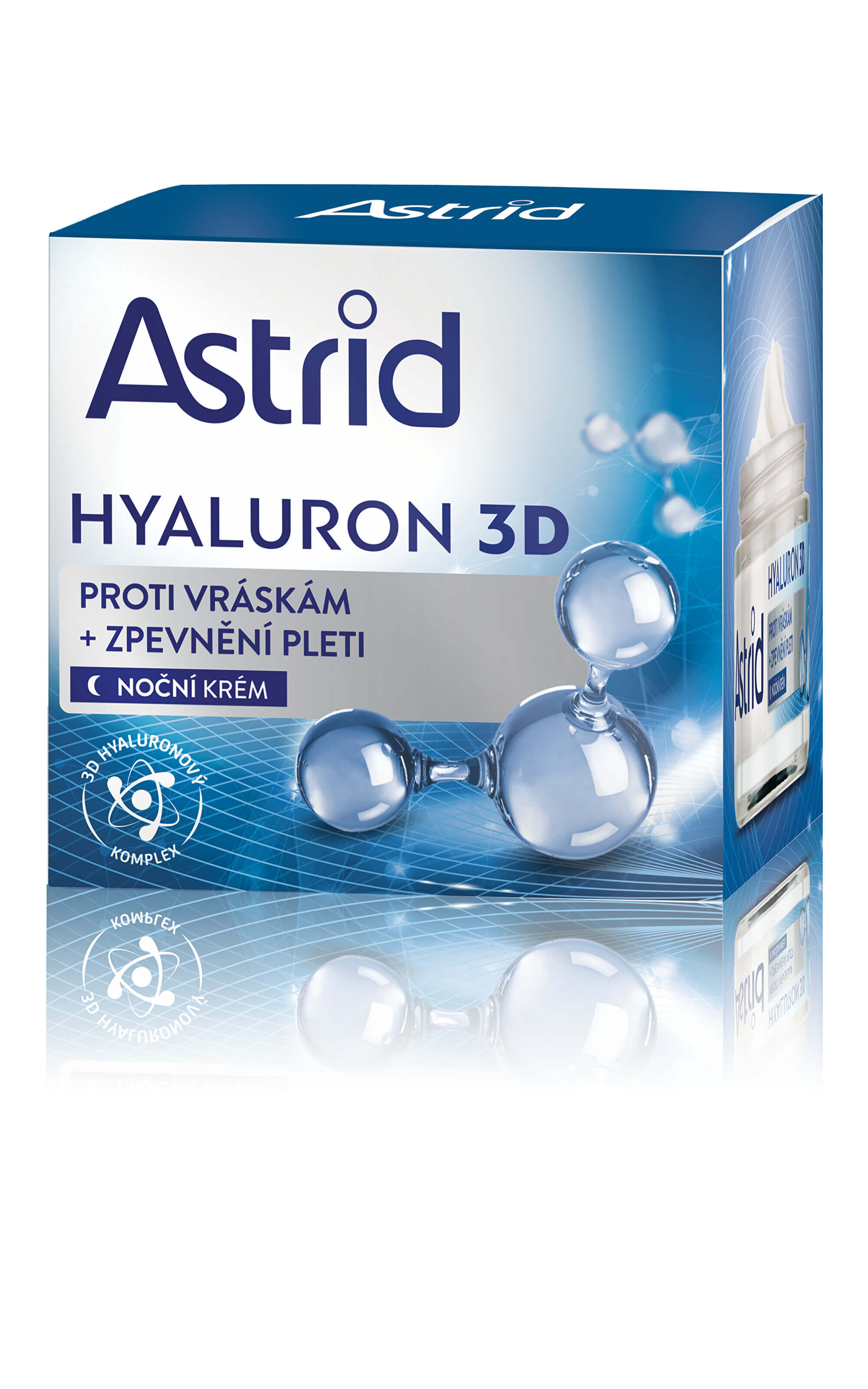 Astrid Zpevňující noční krém proti vráskám Hyaluron 3D 50 ml