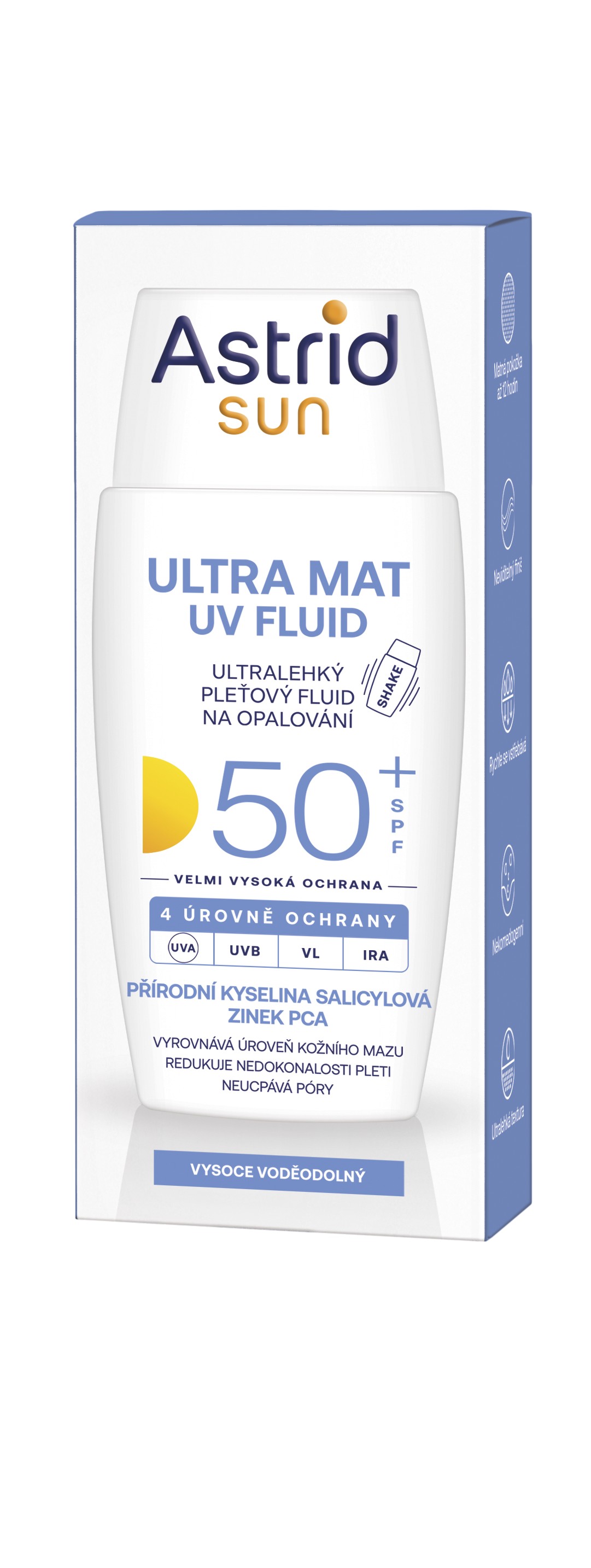 Astrid Olejový pleťový fluid SPF 50+ Sun 50 ml