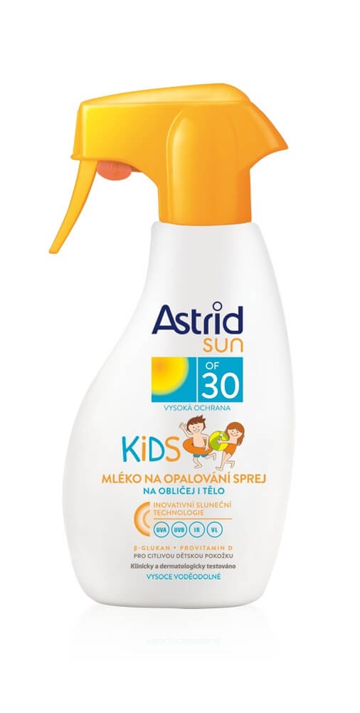 Zobrazit detail výrobku Astrid Dětské mléko na opalování ve spreji OF 30 Sun 200 ml