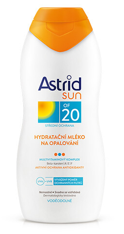Astrid Hydratační mléko na opalování OF 20 Sun 400 ml