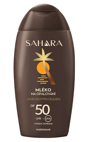 Sahara Mléko na opalování s kokosovým olejem OF 50 200 ml