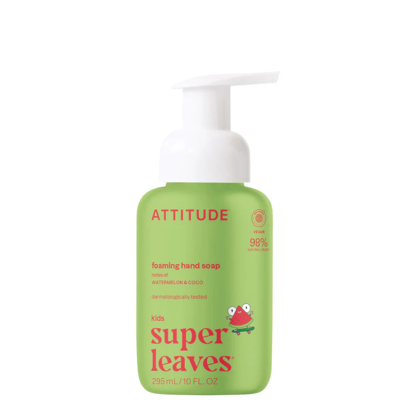 Attitude Detské mydlo na ruky Super Leaves Melón a kokos 295 ml