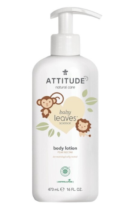 Attitude Dětské tělové mléko s vůní hruškové šťávy Baby Leaves (Body Lotion) 473 ml