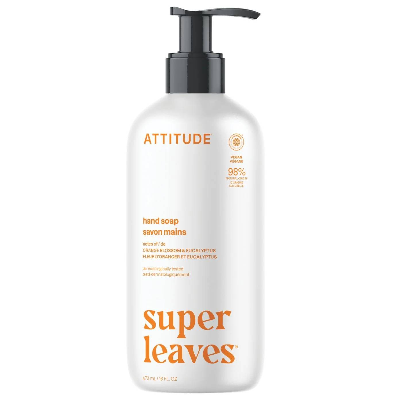 Attitude Săpun de mâini Super Leaves Orange Leaves (Hand Soap) 473 ml