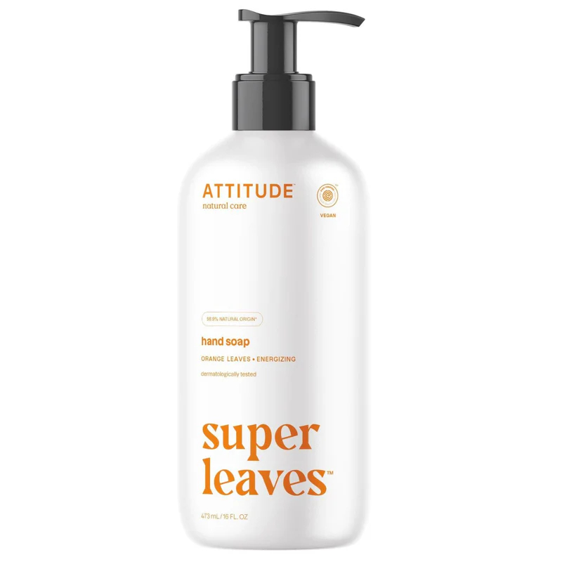 Attitude Prírodné mydlo na ruky Super Leaves Orange Leaves (Hand Soap) 473 ml
