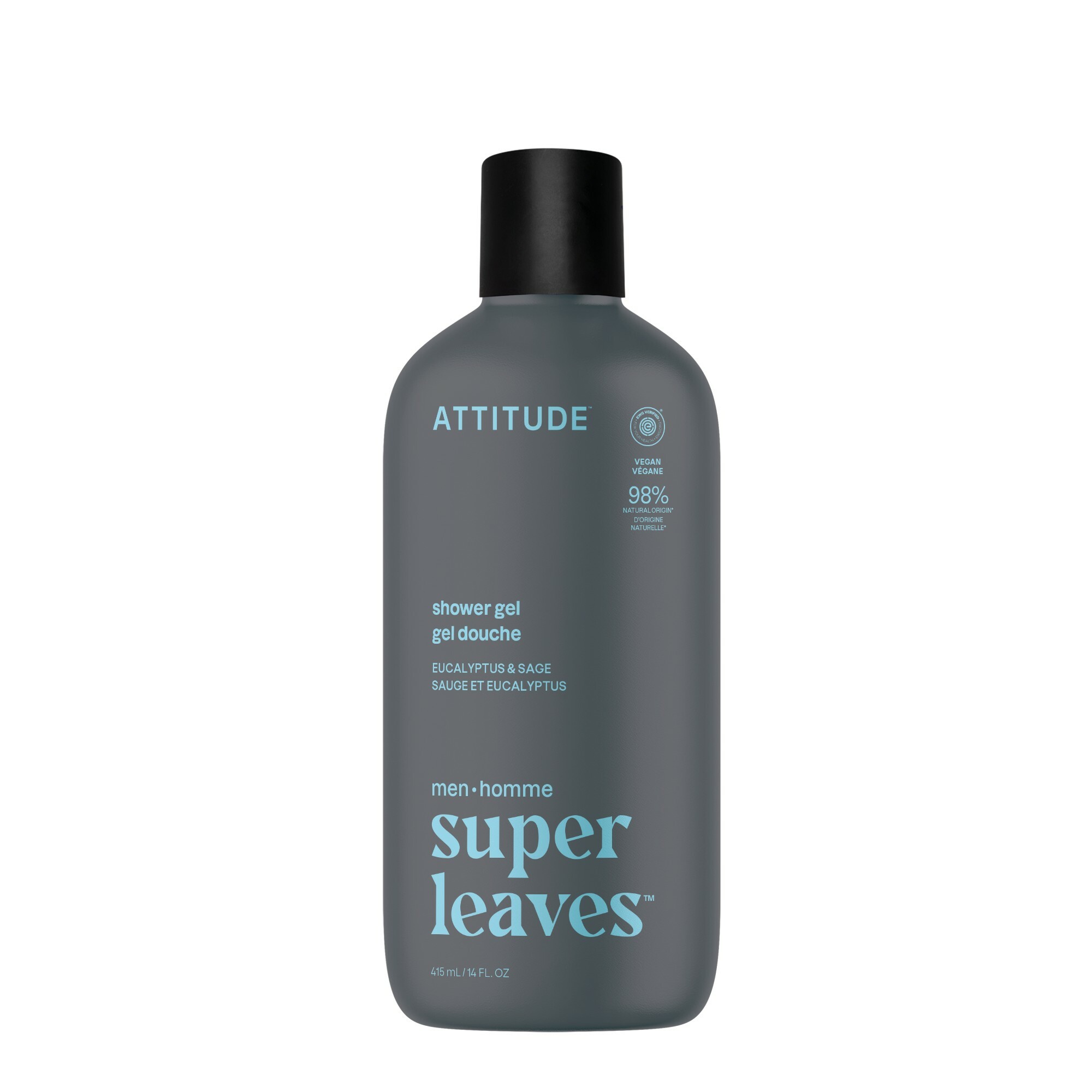 Attitude Pánsky sprchový gél Super Leaves Eukalyptus & Sage (Shower Gel) 415 ml