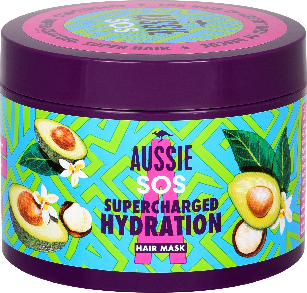Aussie Hydratační maska pro suché a poškozené vlasy SOS Supercharged Hydration (Hair Mask) 450 ml