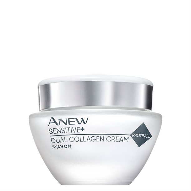 Avon Bőrfiatalító krém Anew Sensitive+ Protinollal™ (Dual Collagen Crem) 50 ml
