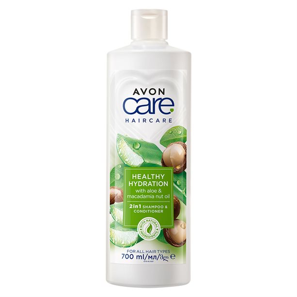 Avon Šampon a kondicionér 2 v 1 Healthy Hydration (2 in 1 Shampoo & Conditioner) 700 ml