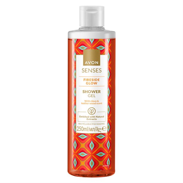 Avon Sprchový gel s vůní hřebíčku, kožených dřevin a mandarinky (Shower Gel) 250 ml