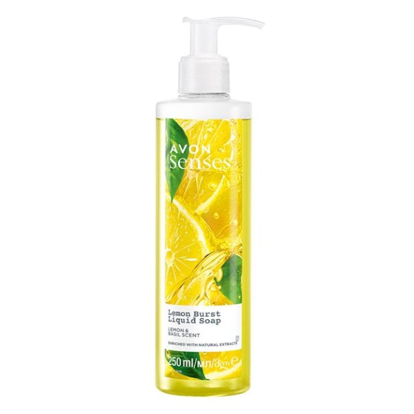 Levně Avon Tekuté mýdlo s vůní citronu a bazalky (Liquid Soap) 250 ml