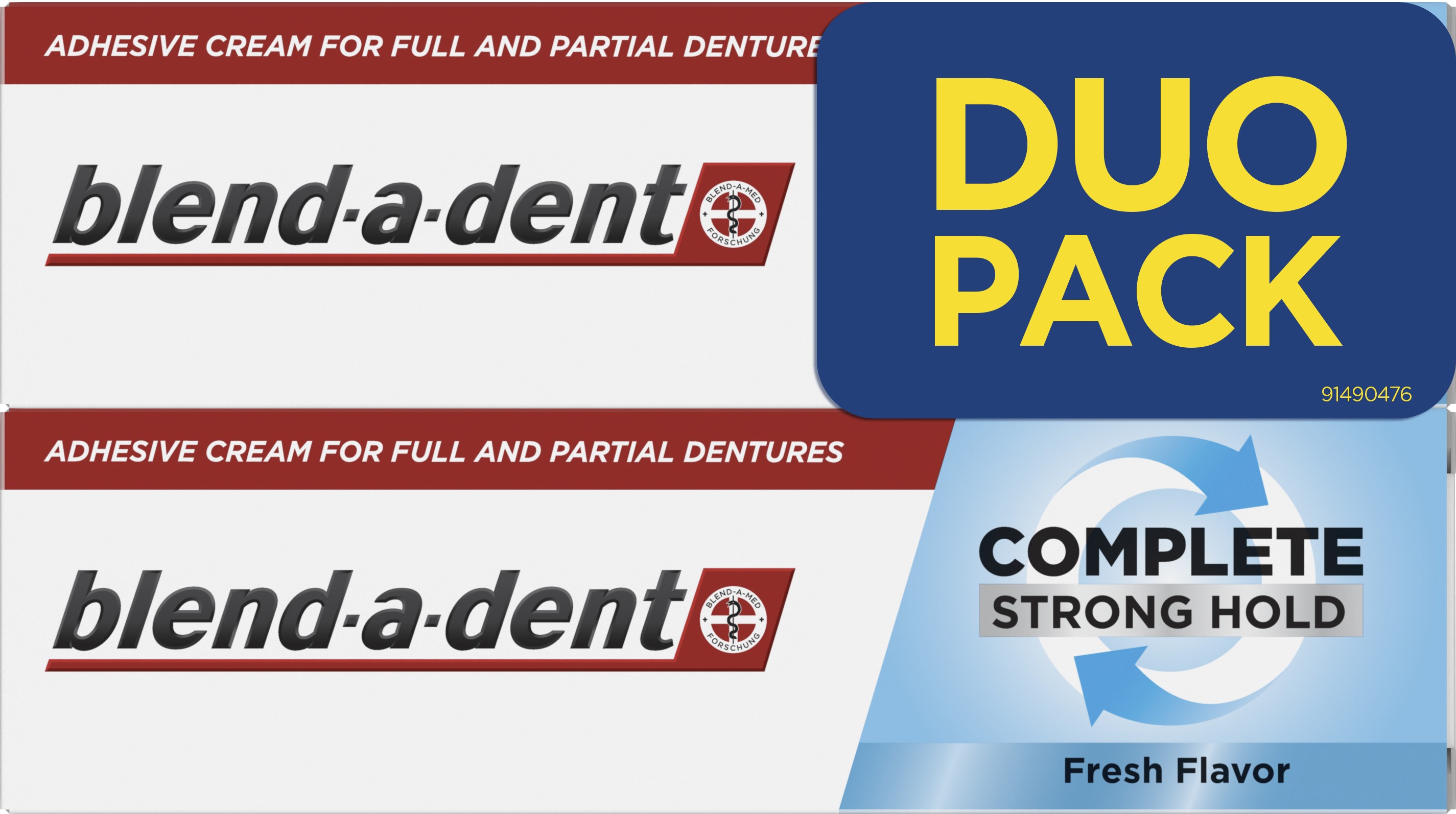 Blend-a-dent Sada fixačního krému Complete Fresh 2 x 47 g