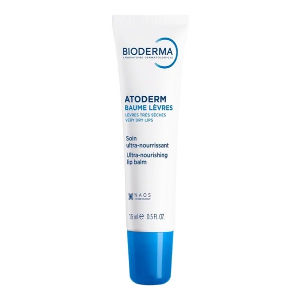 Bioderma Balzám na popraskané suché rty Atoderm (Lip Balm) 15 ml