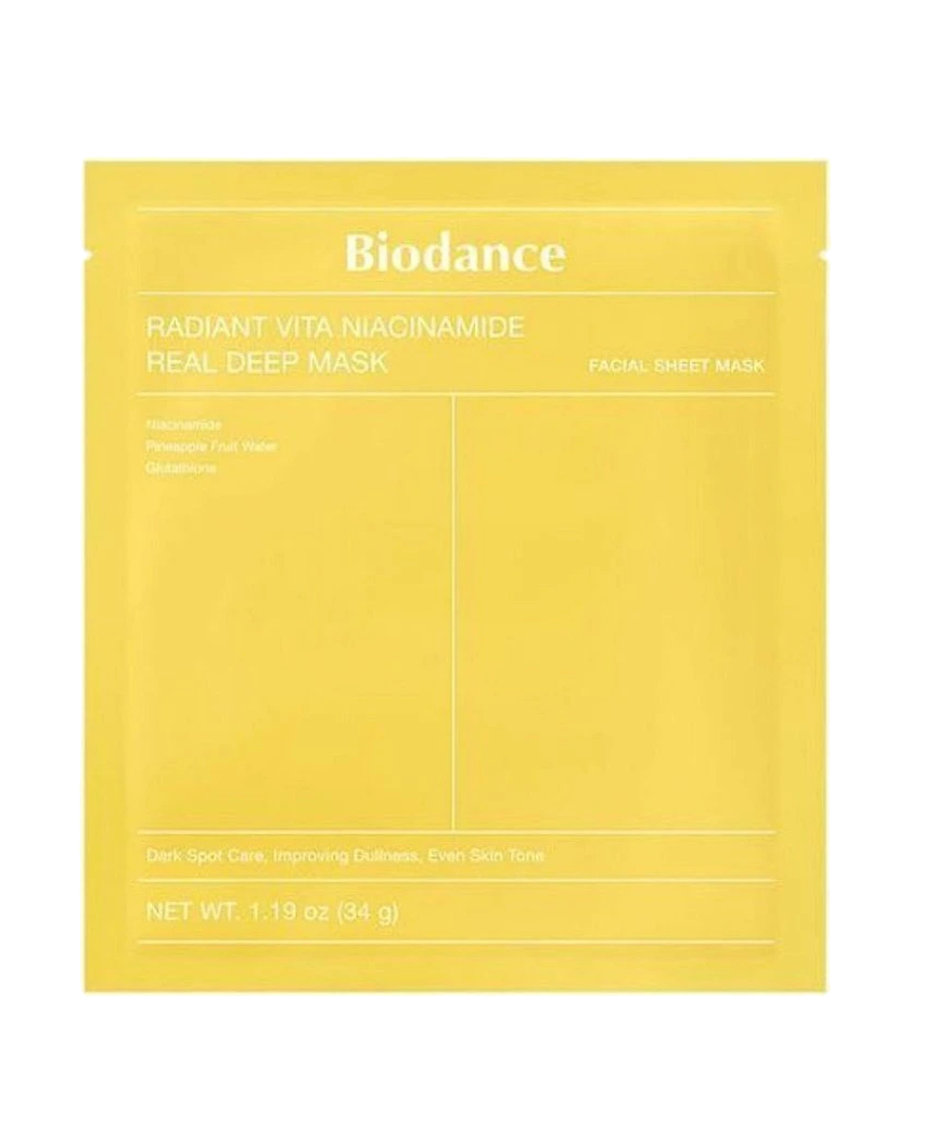 Biodance Rozjasňujúca hydrogélová maska Radiant Vita Niacinamide (Real Deep Mask) 34 g