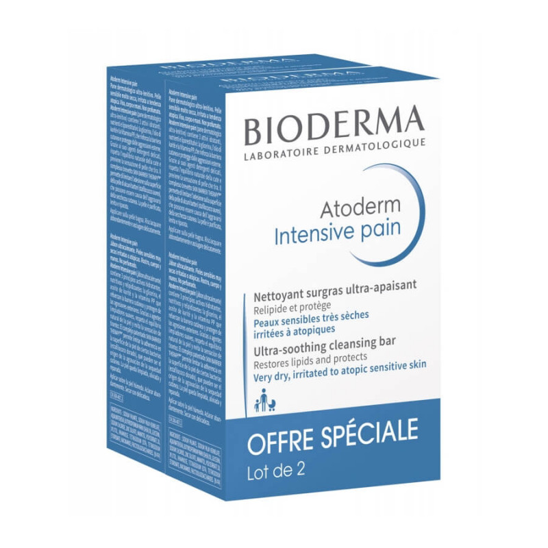 Bioderma Ultranyugtató hatású mosakodó kocka készlet Atoderm Intensive Pain Duo