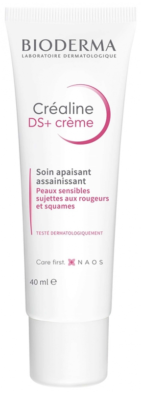Bioderma Čisticí a zklidňující krém Crealine DS+ (Cleansing and Soothing Cream) 40 ml