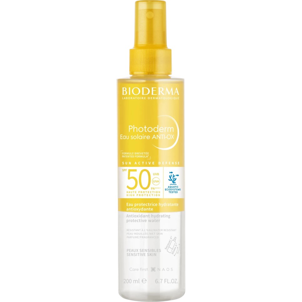 Bioderma Hydratační ochranná voda SPF 50 Photoderm (Antioxidant Hydrating Protective Water) 200 ml