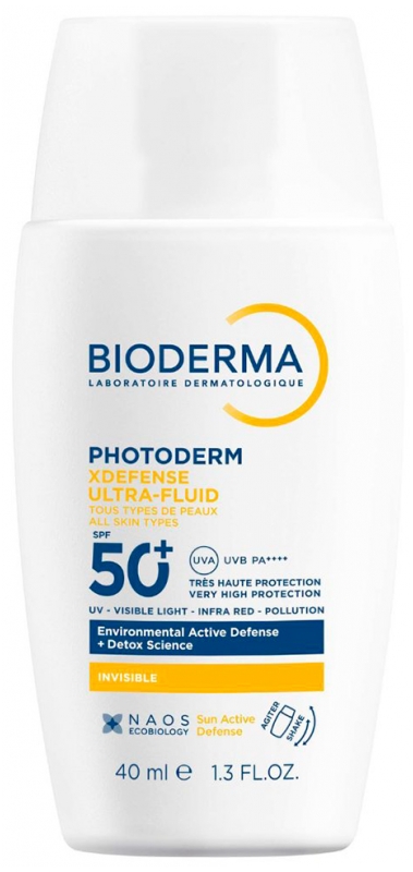 Bioderma Ochranný pleťový fluid SPF 50+ Photoderm (XDefense Ultra-Fluid) 40 ml