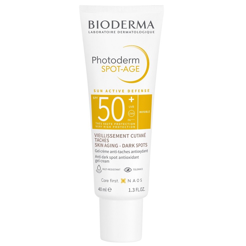 Levně Bioderma Gelový krém na opalování SPF 50+ Photoderm Spot-Age (Gel-Cream) 40 ml